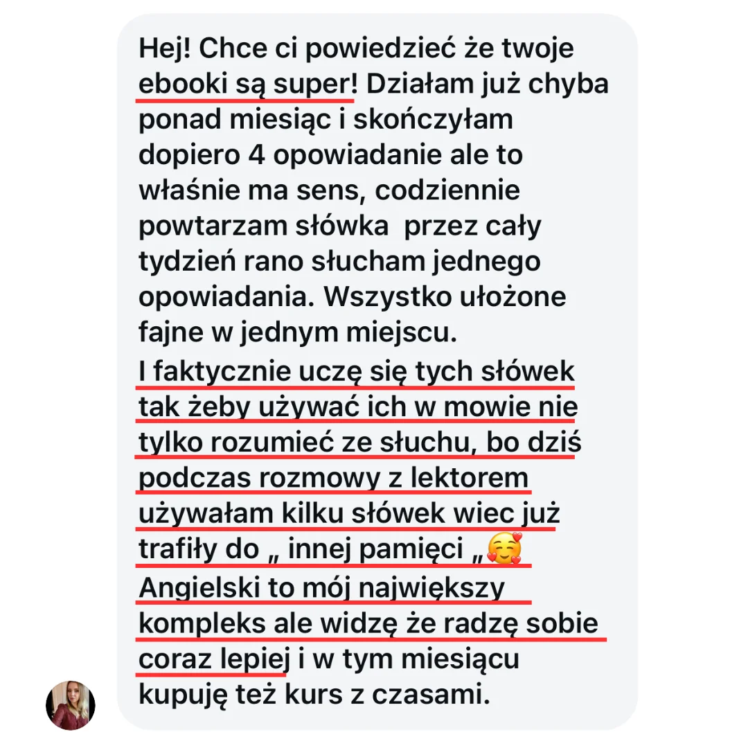 Opinia uczennicy — game changer przy nauce z tłumaczeniem