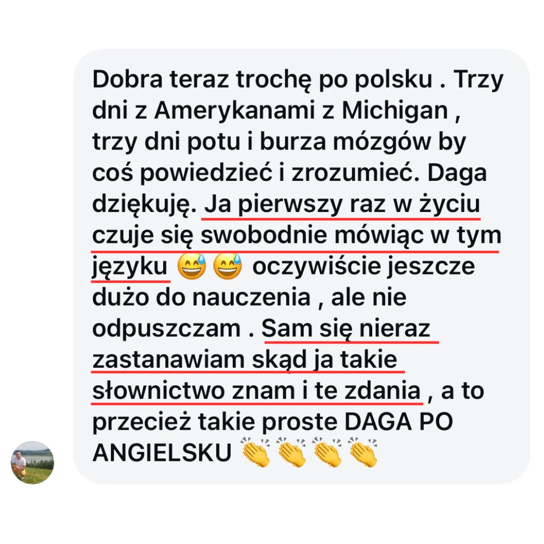 Opinia uczennicy — z poziomu A2 na B1+
